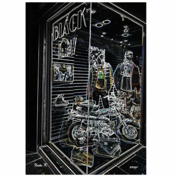 oeuvre Black Friday par Xam-k