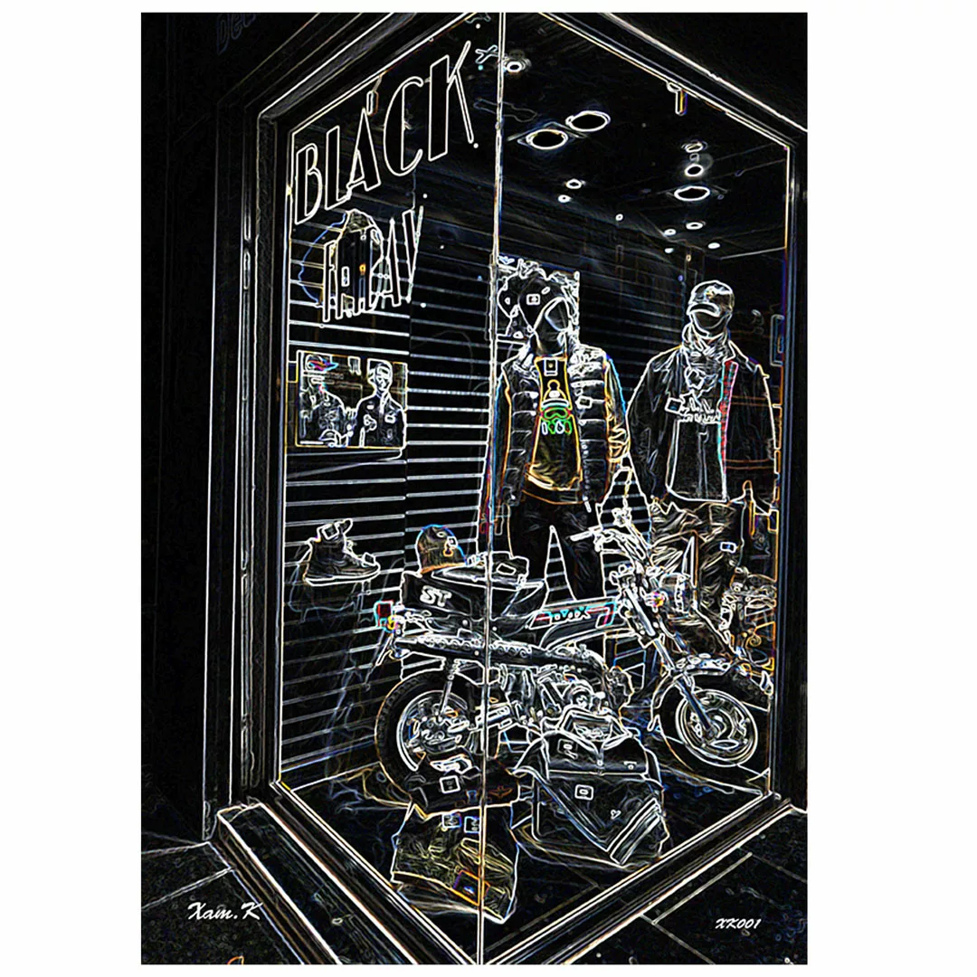 oeuvre Black Friday par Xam-k
